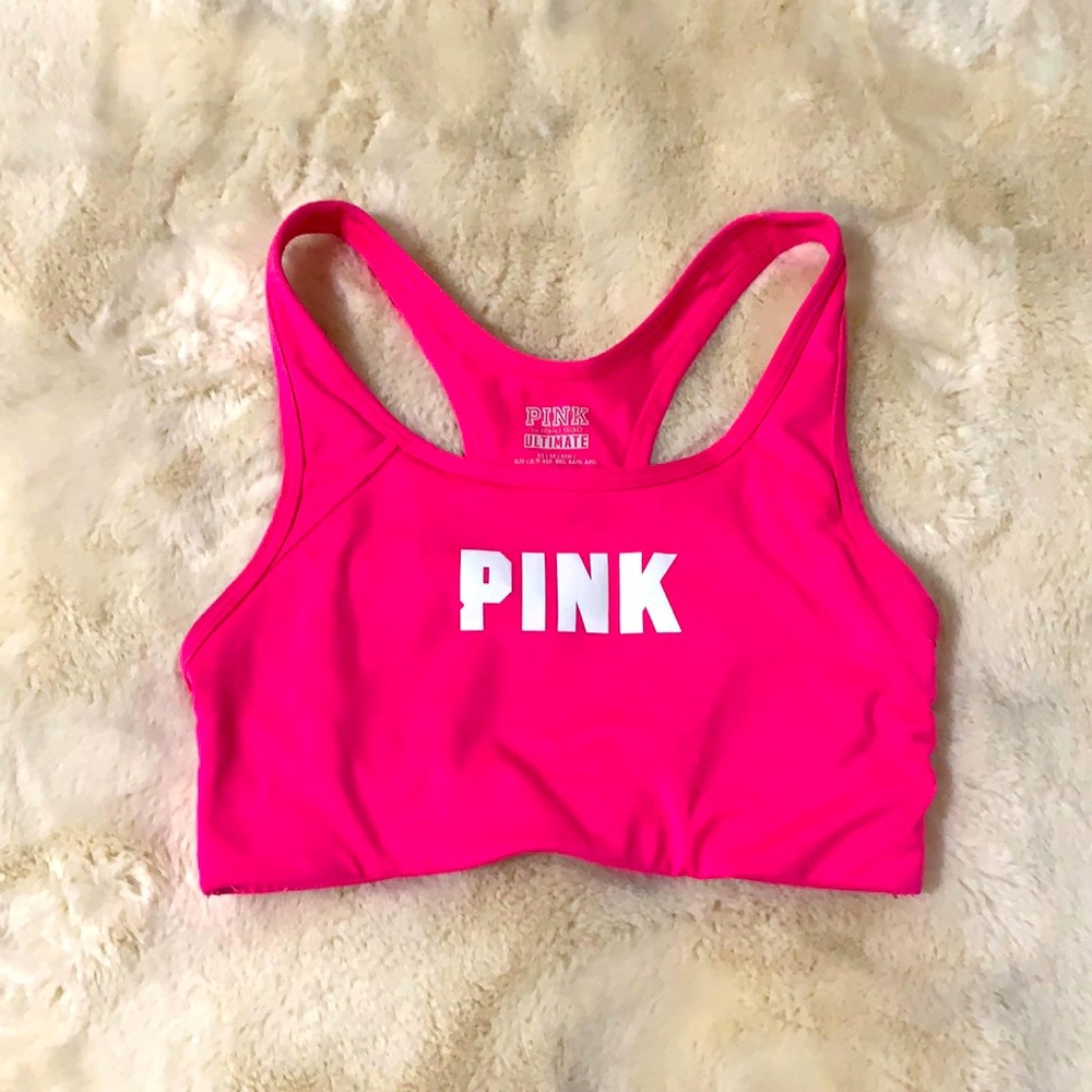 Pink bra